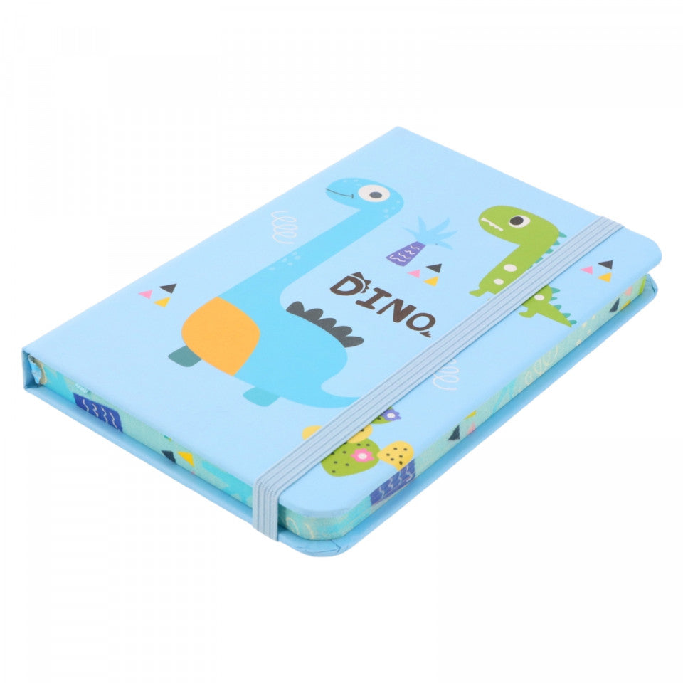 Agenda, nedatata, dictando, 96 pagini, NO317, Dinozaur, Bleu