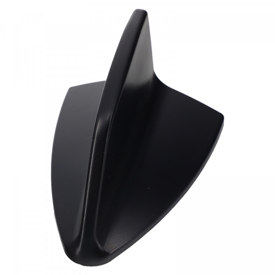 Antena decorativa auto, Tip rechin, ABS, 9.5 x 6.5 cm, Negru