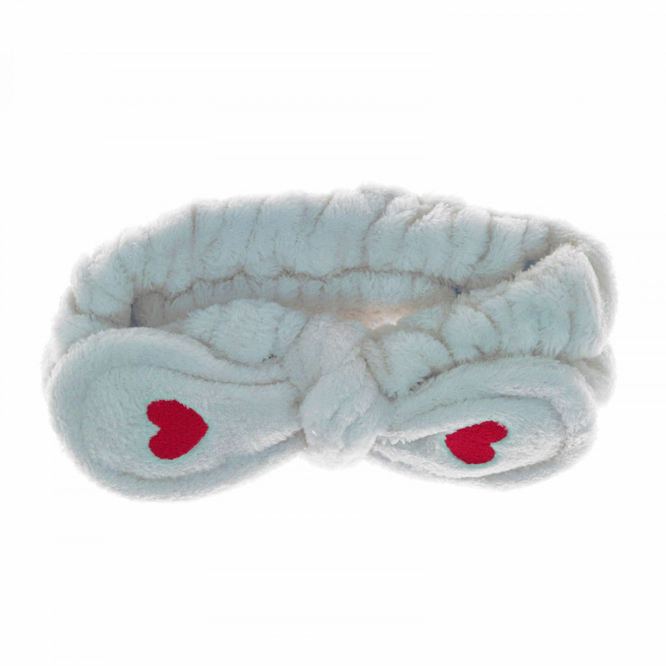 Bentita cosmetica de baie, inimioare, Bleu