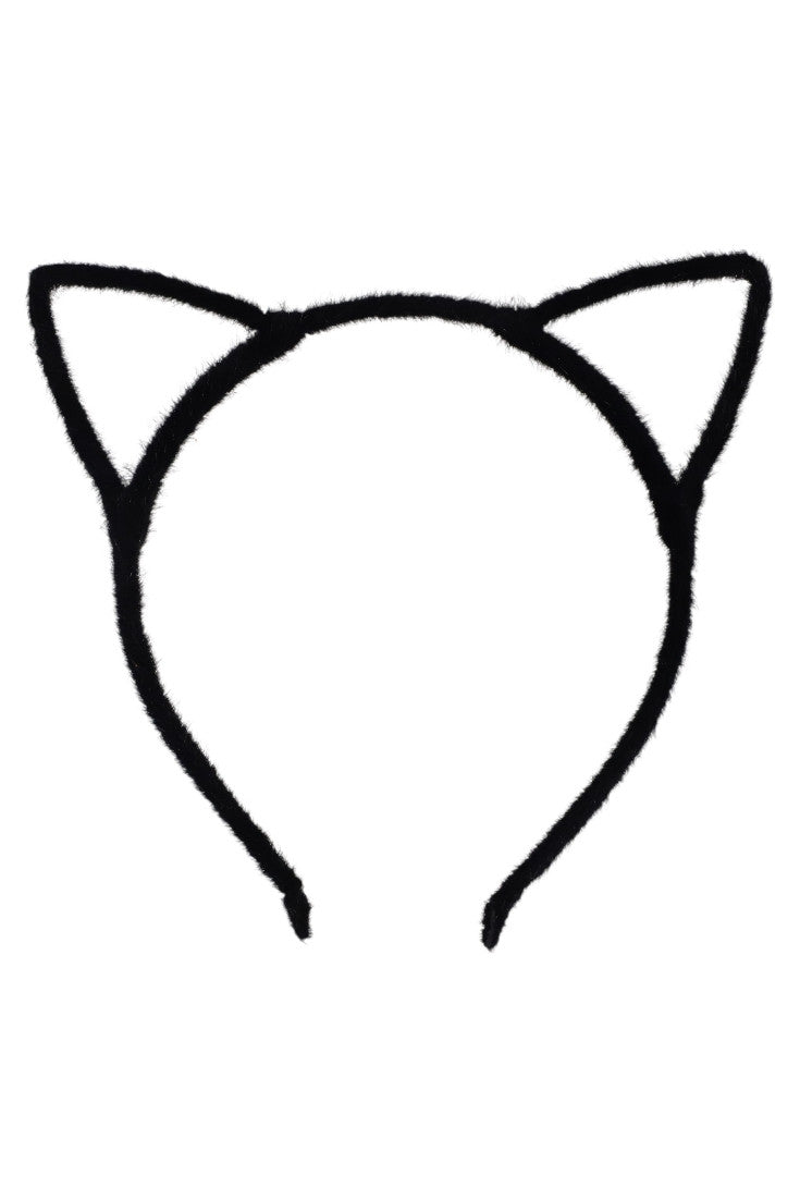 Bentita cu urechi, pisica, NO479, 13 cm, Negru