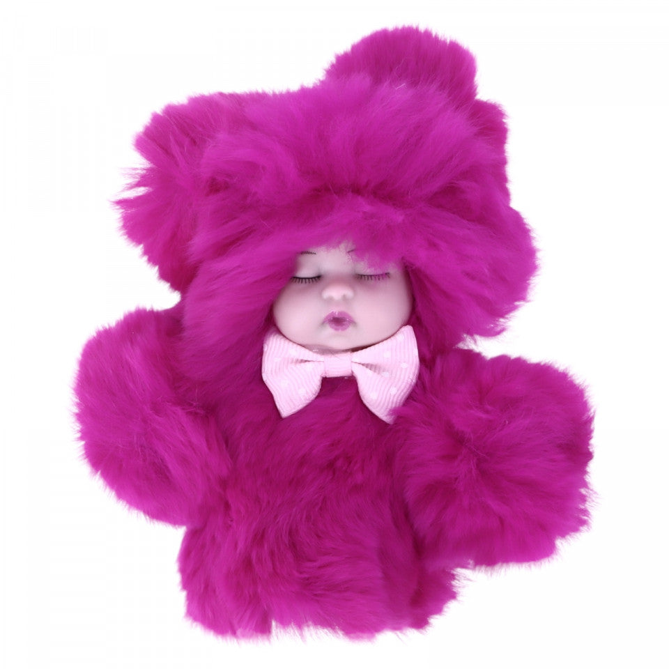 Breloc bebe, NO4323, 13 x 14 cm, Roz