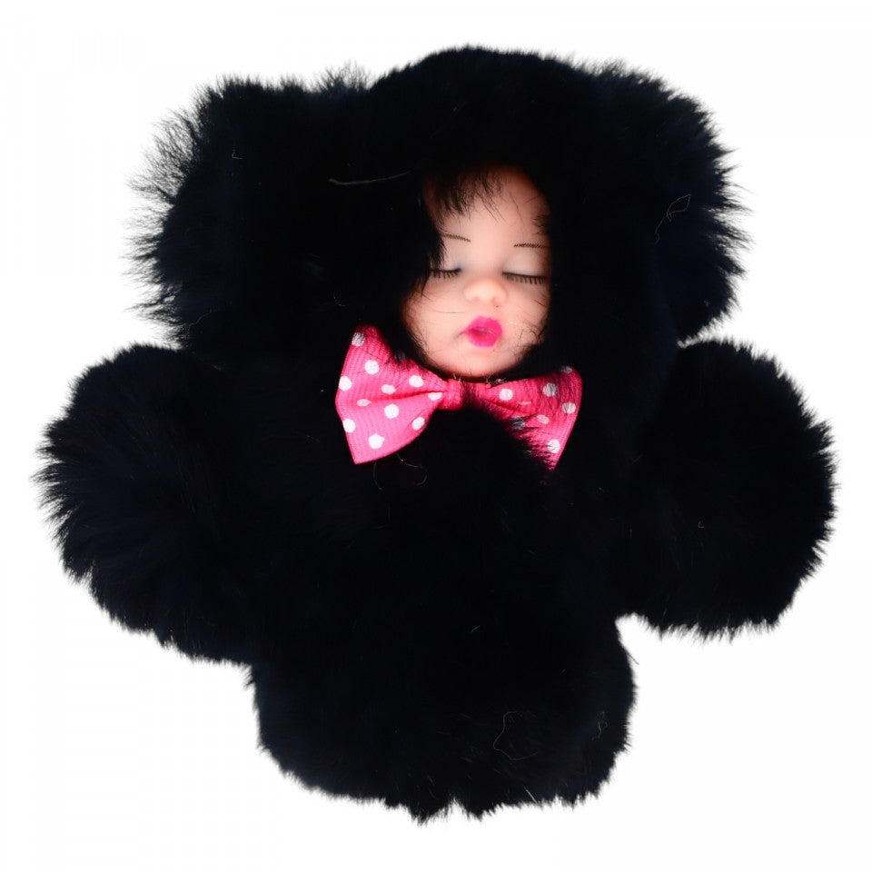 Breloc bebe, NO4324, 13 x 14 cm, Negru