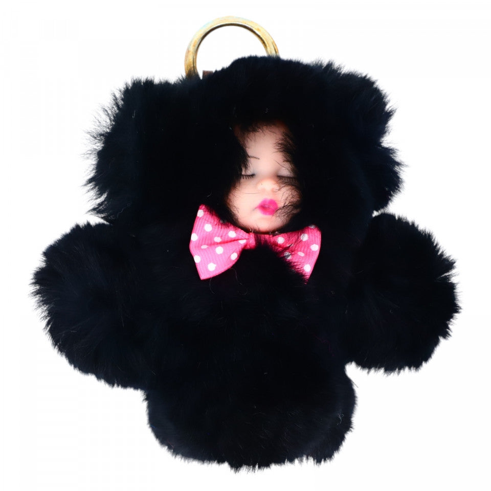 Breloc bebe, NO4324, 13 x 14 cm, Negru