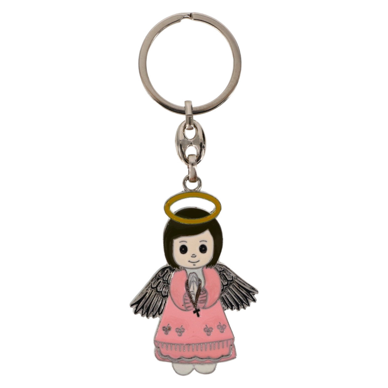 Breloc fetita ingeras, NO5456, 6 x 4 cm, Multicolor