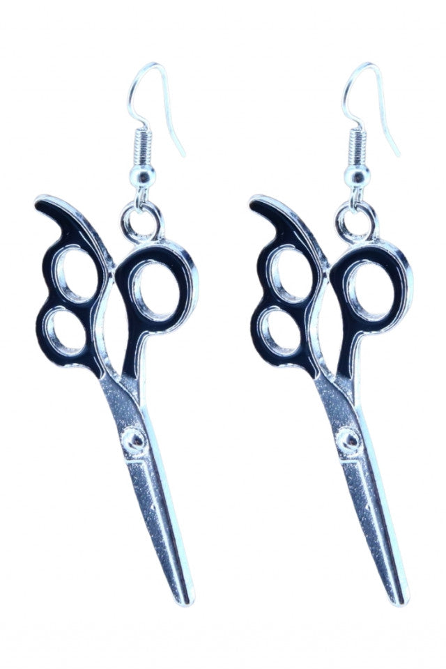 Cercei amuzanti, Foarfeca, NO10030, Otel inoxidabil, 5 cm, Multicolor