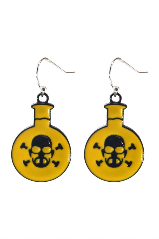 Cercei amuzanti, Heisenberg, NO10103, Otel inoxidabil, 2.5 cm, Multicolor