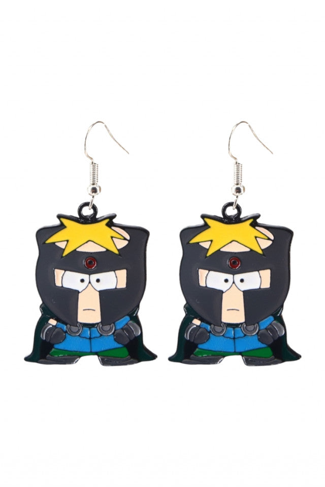 Cercei amuzanti, Magneto South Park, NO10075, Otel inoxidabil, 3.5 cm, Multicolor