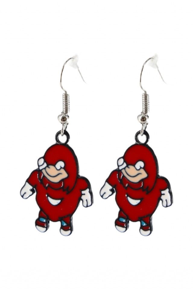 Cercei amuzanti, Meme, NO10091, Otel inoxidabil, 2 cm, Multicolor