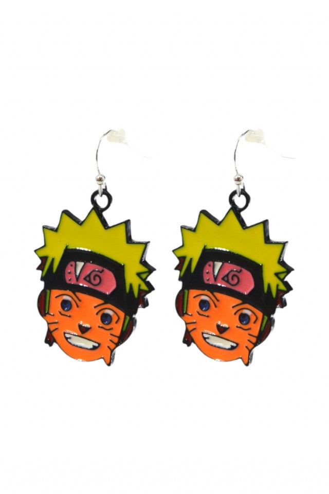 Cercei amuzanti, Naruto, NO9981, Otel inoxidabil, 2.5 cm, Multicolor