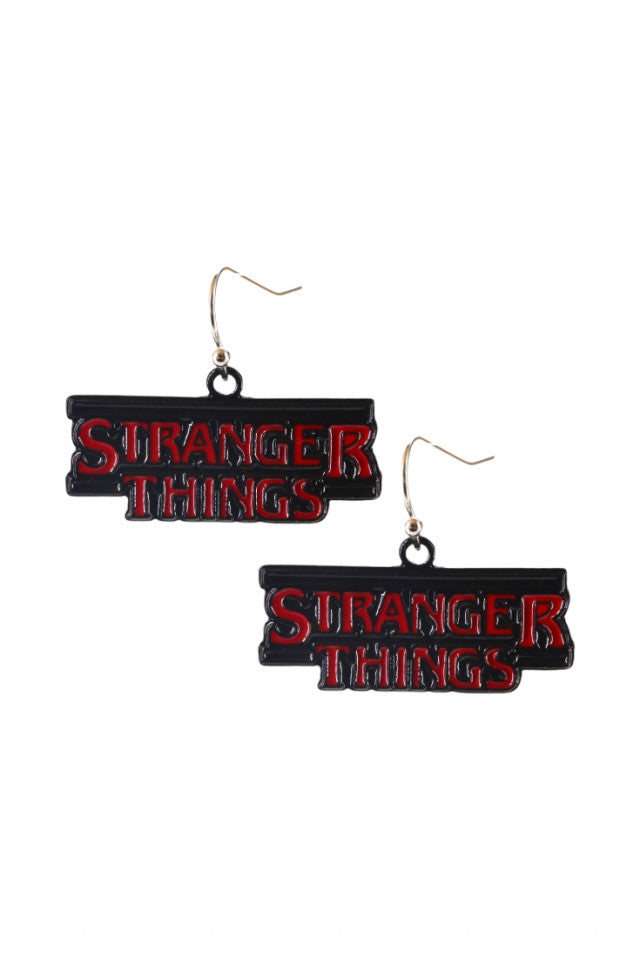 Cercei amuzanti, Stranger Things, NO10018, Otel inoxidabil, 3 cm, Multicolor