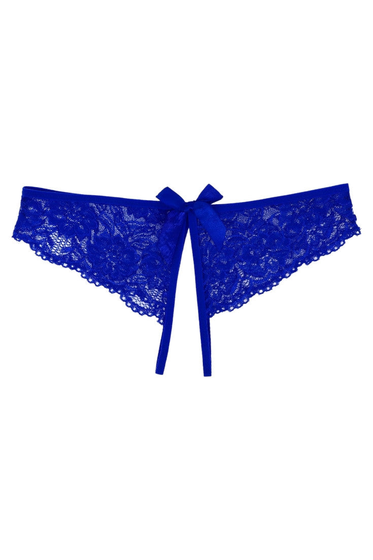 Chiloti sexy, dantela, NO556, S-M, Albastru