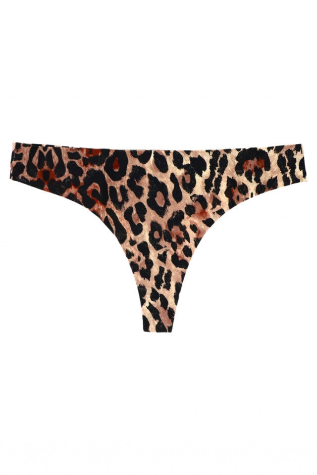 Chiloti tanga, animal print, NO813, L-XL, Multicolor