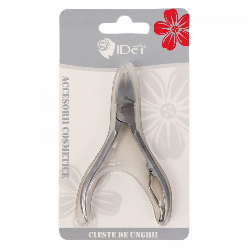 Cleste pentru manichiura si pedichiura, otel inoxidabil 10.5 cm, Argintiu