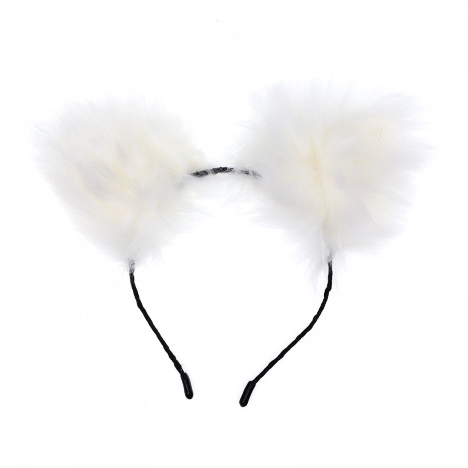 Coronita, pisicuta cu urechi pufoase, Alb