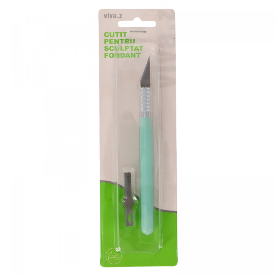 Cutter pentru sculptat fondant, NO432, 14.5 cm, Albastru