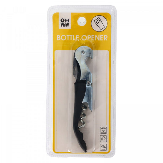 Deschizator de sticle, NO423, 12 cm, Negru