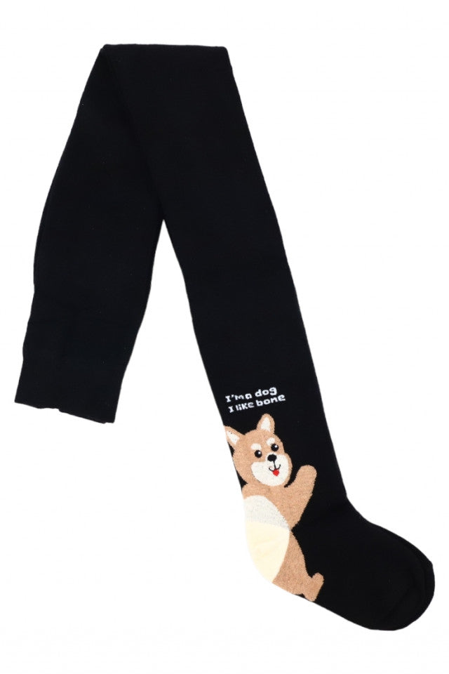 Dres pentru fete, 80% Bumbac, NO3584, 7-8 ani, Negru