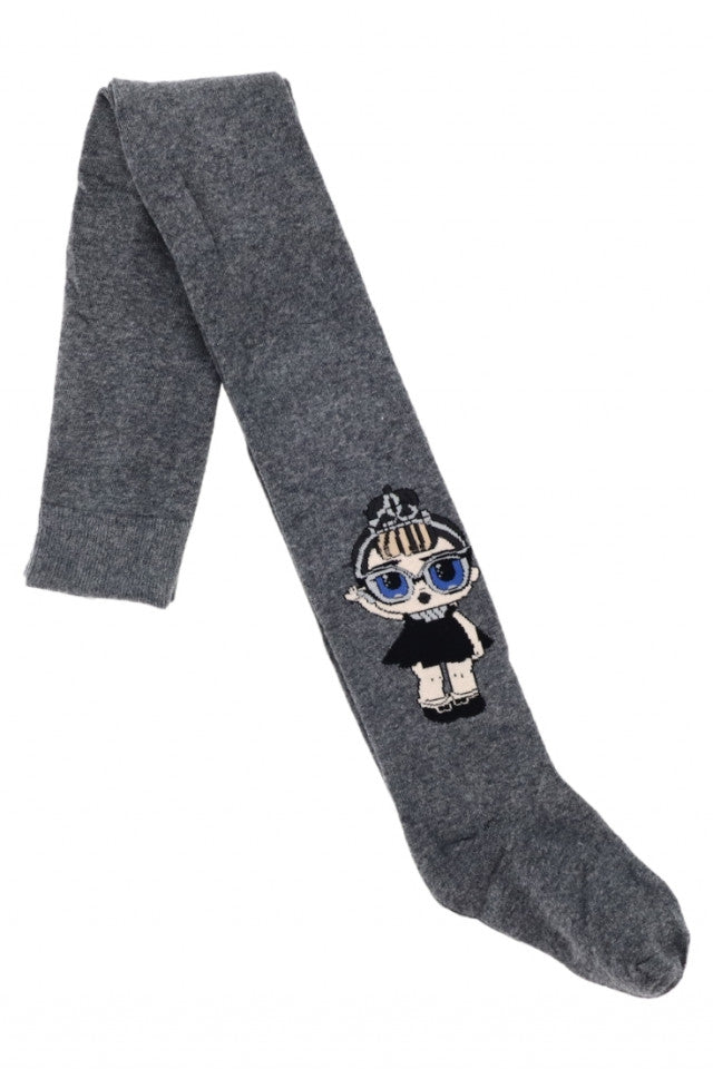 Dres pentru fete, 80% Bumbac, NO3585, 9-10 ani, Gri