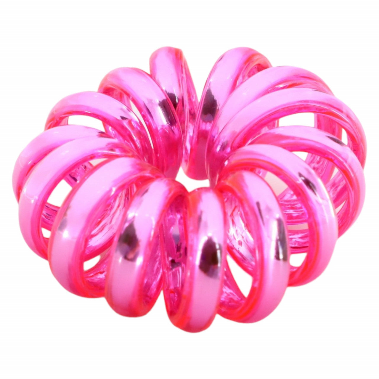 Elastic de par, tip fir de telefon, NO733, 4.5 cm, Roz