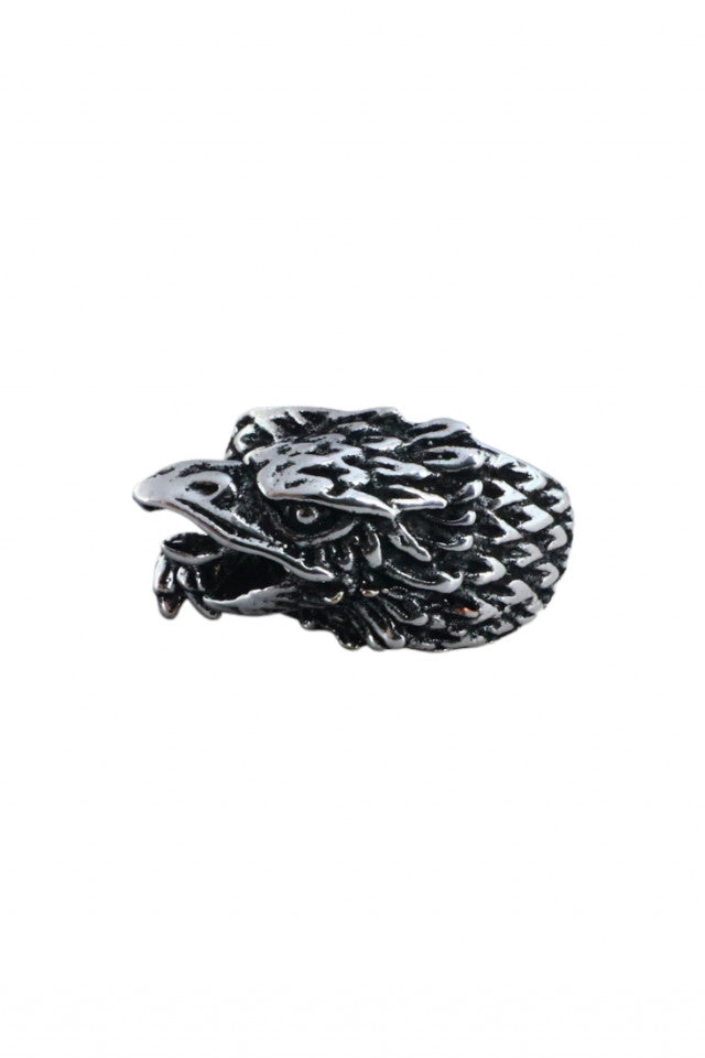 Inel otel inoxidabil, NO609, Corb, Marimea 62, Argintiu