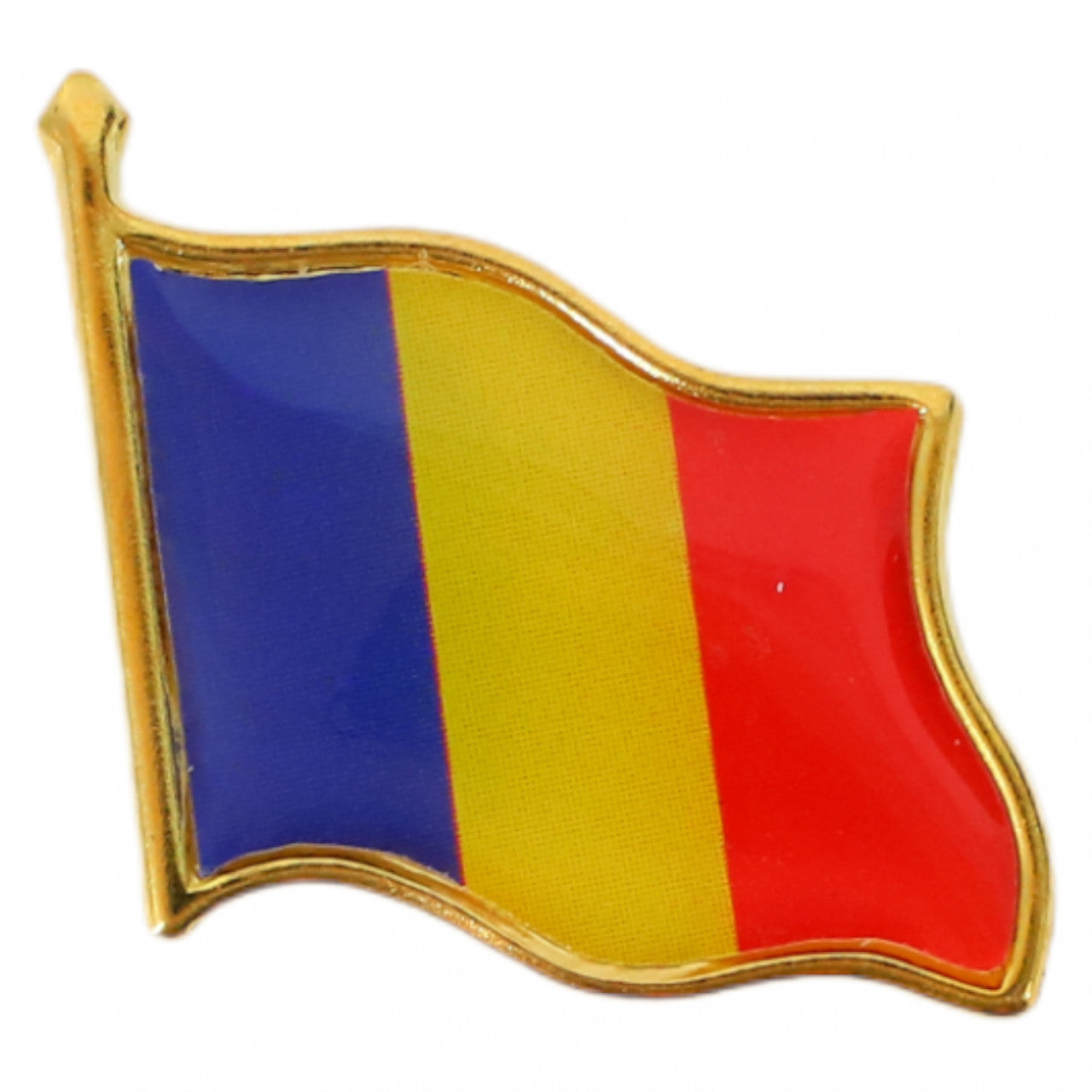 Insigna, Steag Romania, NO1582, 2 x 2 cm, Multicolor