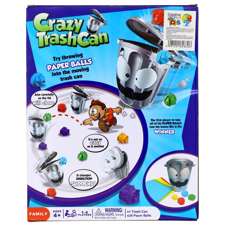 Joc interactiv, Crazy trash can, 4 jucatori, 4 ani