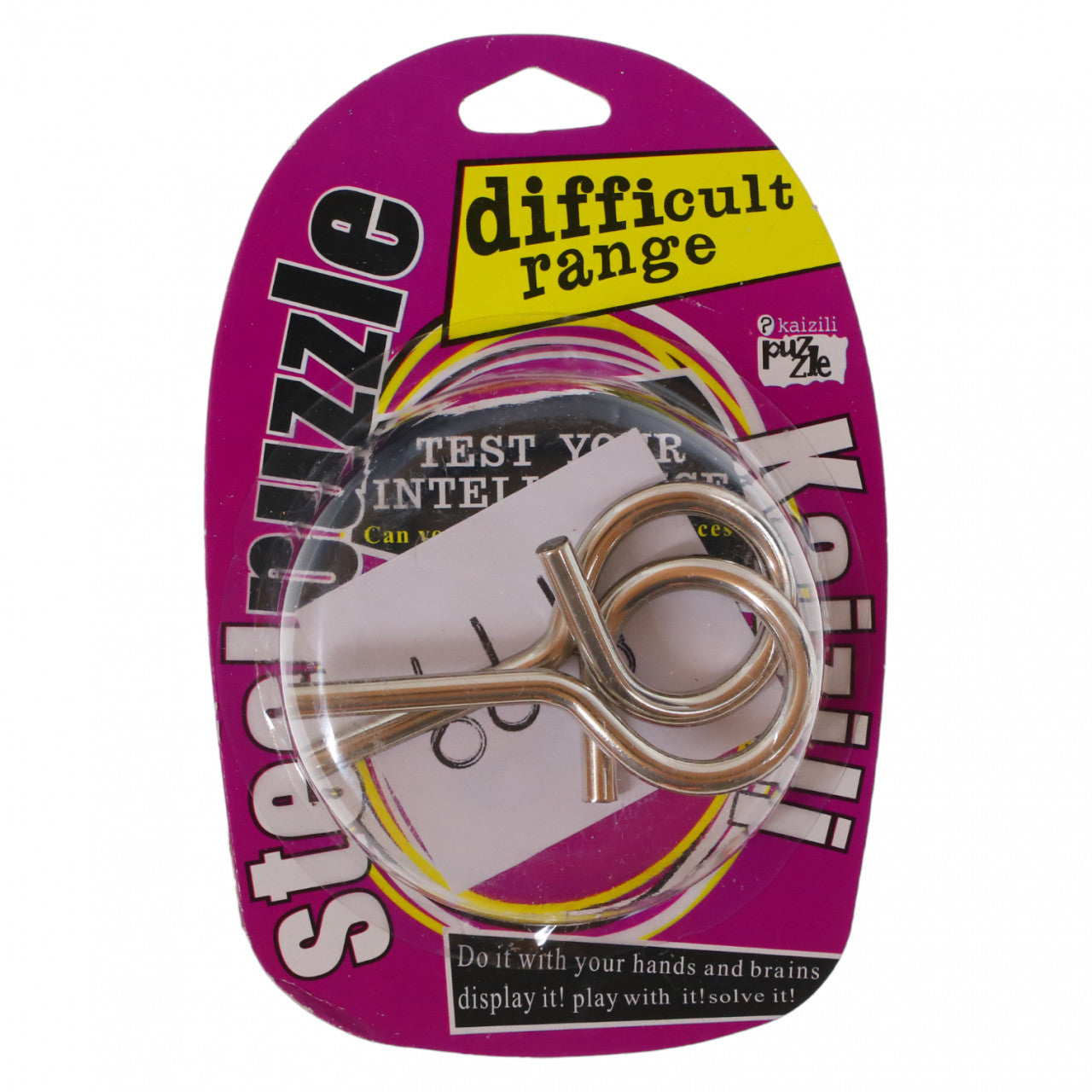 Joc puzzle metal, Logic, NO3824, Argintiu