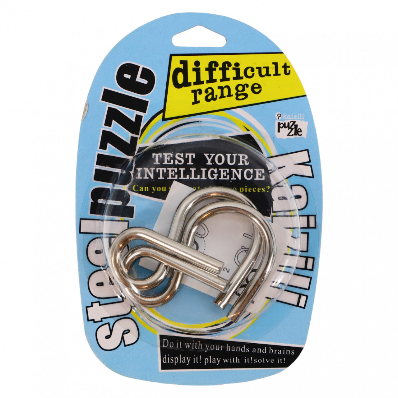 Joc puzzle metal, Logic, NO640, Argintiu