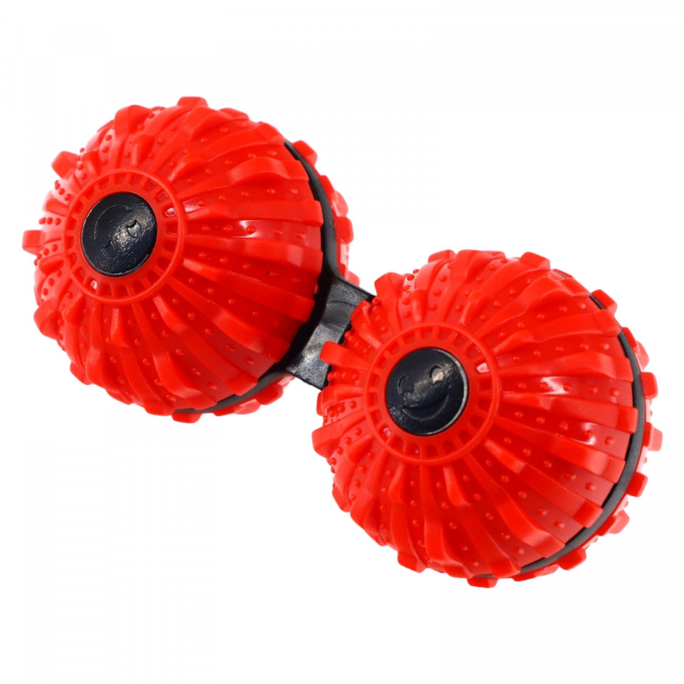 Jucarie antistres, Bile care se invart in palma, NO434, 7.5 cm, Rosu