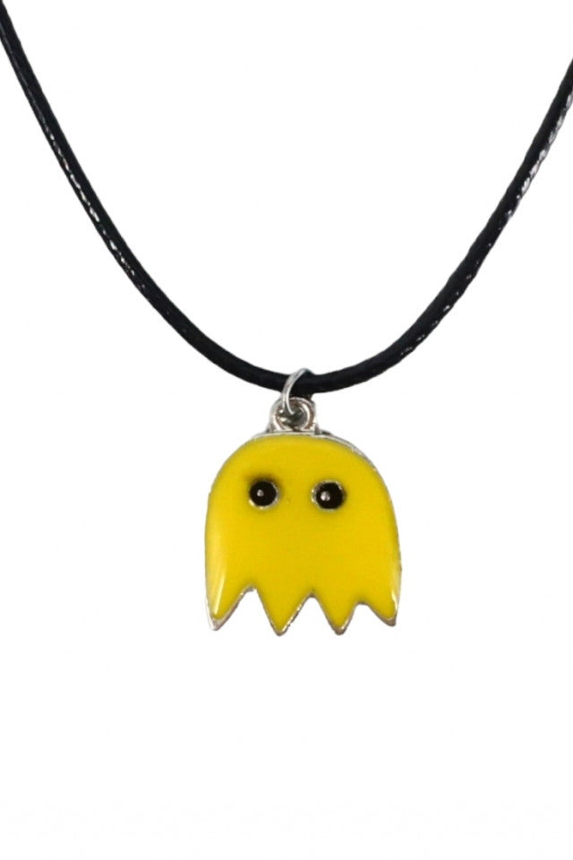 Lantisor cu pandantiv, Pac-Man, NO828, 2 cm, Galben