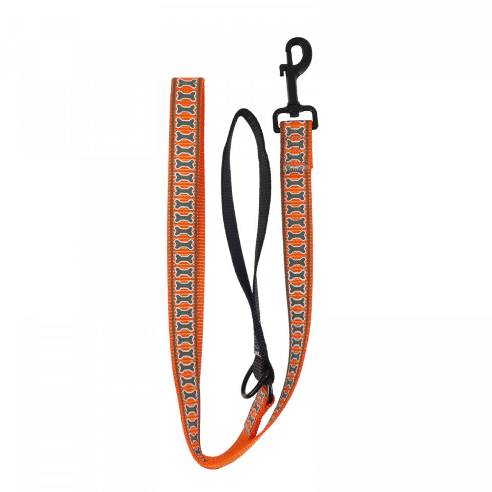 Lesa caini, elemente fosforescente, NO544, 120 cm, Portocaliu