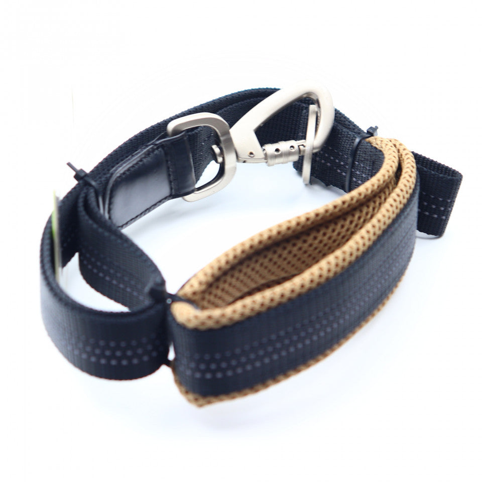 Lesa pentru caini de talie mare, Bej-verziu, 125 cm