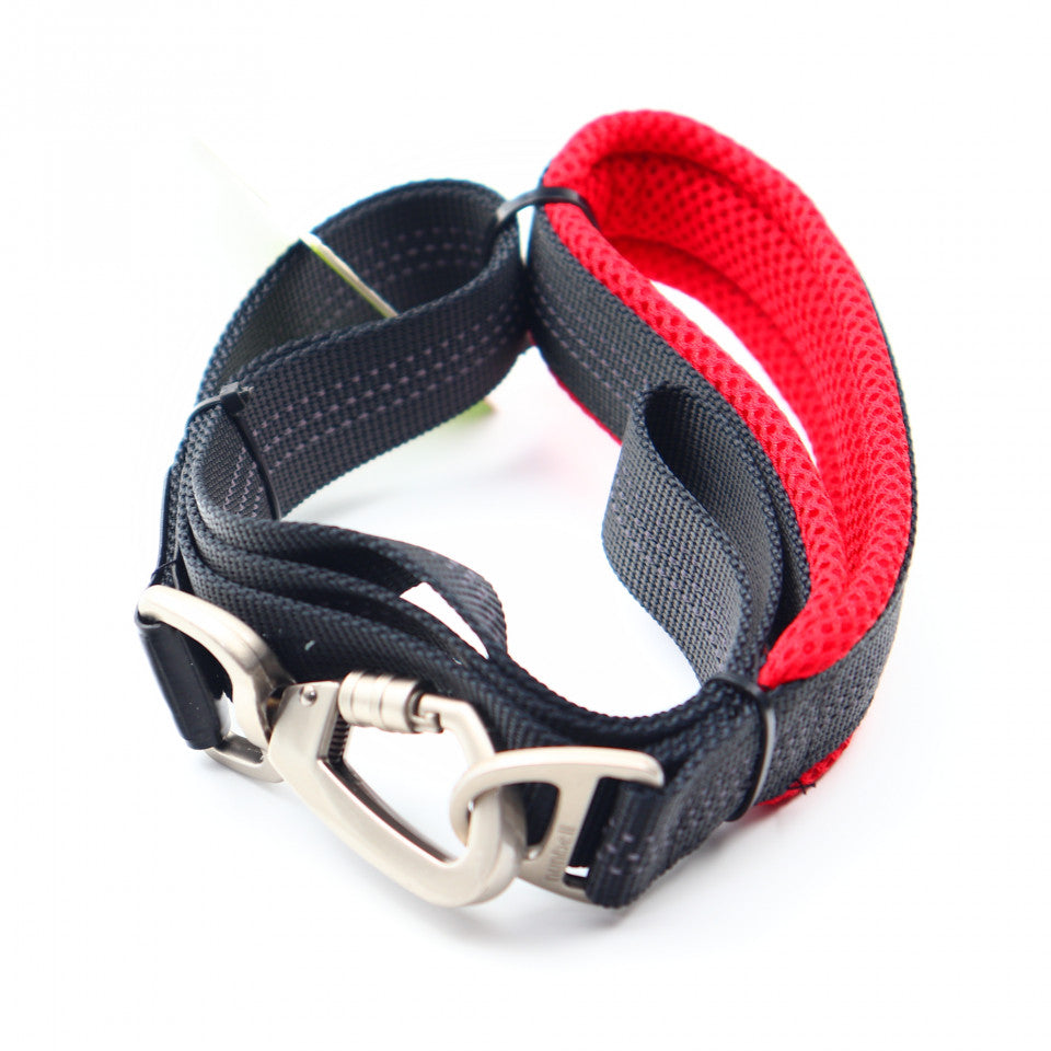 Lesa pentru caini de talie mare, Rosu, 125 cm