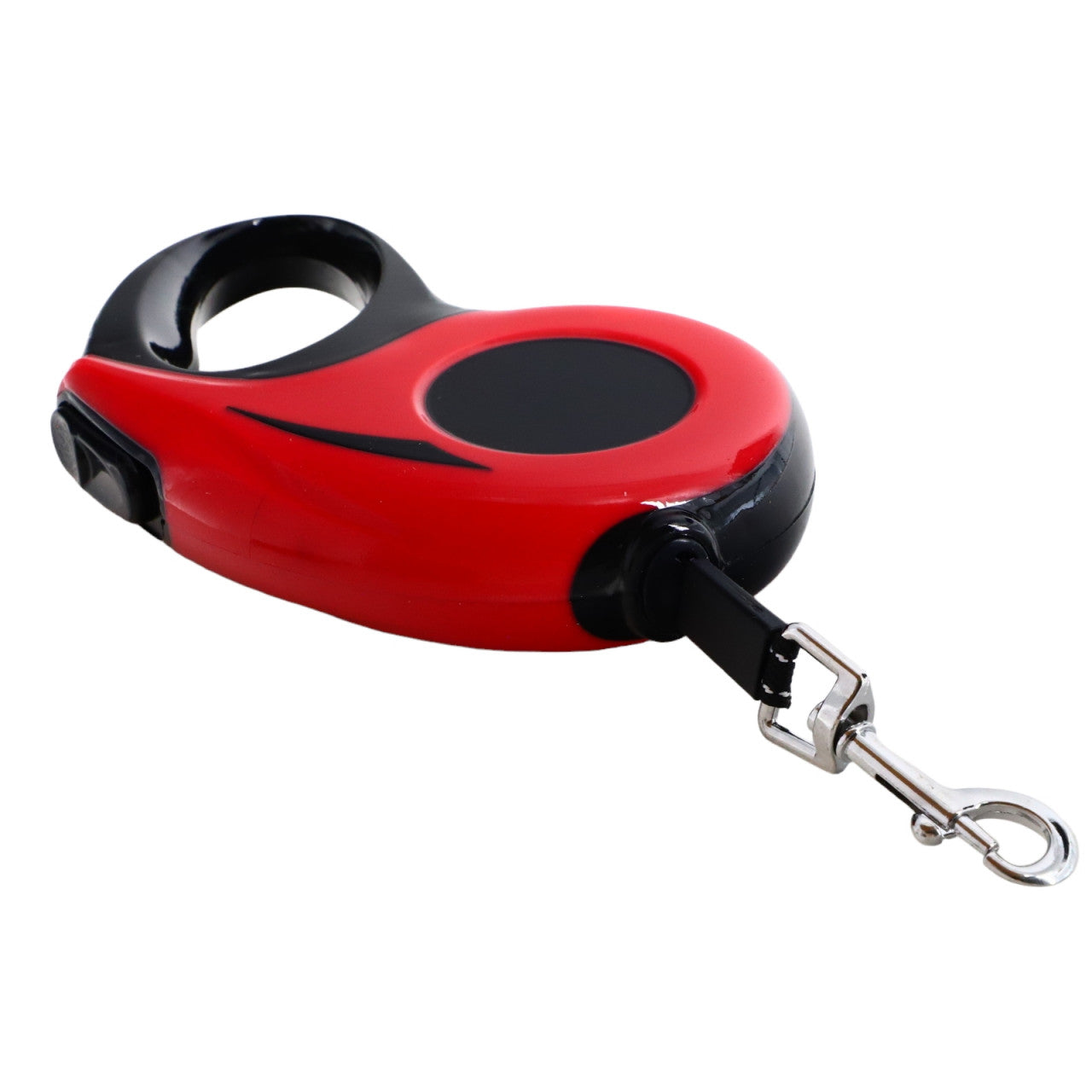 Lesa retractabila pentru caini, 12 kg, NO5680, 3 m, Rosu