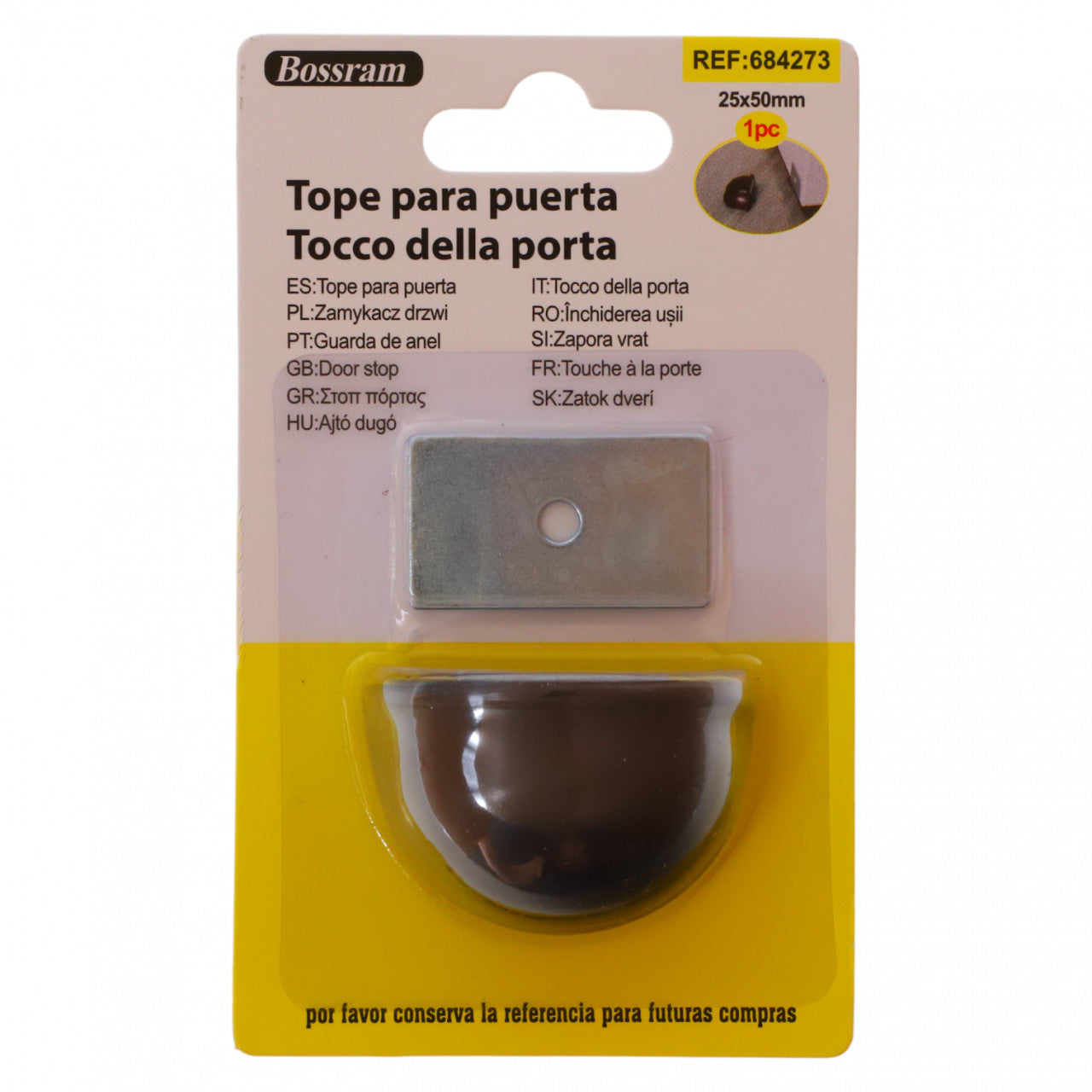 Opritor usa, NO730, 2.5 x 3 x 5 cm, Maro