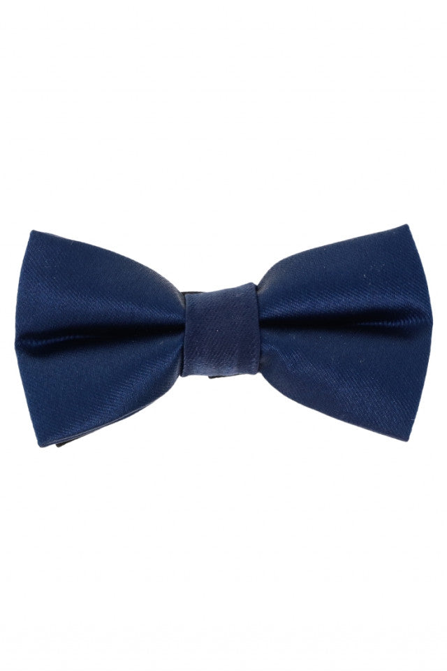 Papion pentru copii, Model texturat, NO1517, 5 x 9 cm, Bleumarin