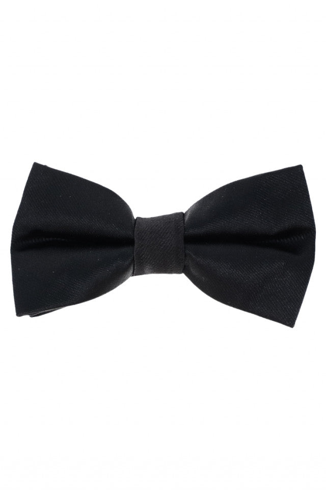 Papion pentru copii, Model texturat, NO1518, 5 x 9 cm, Negru