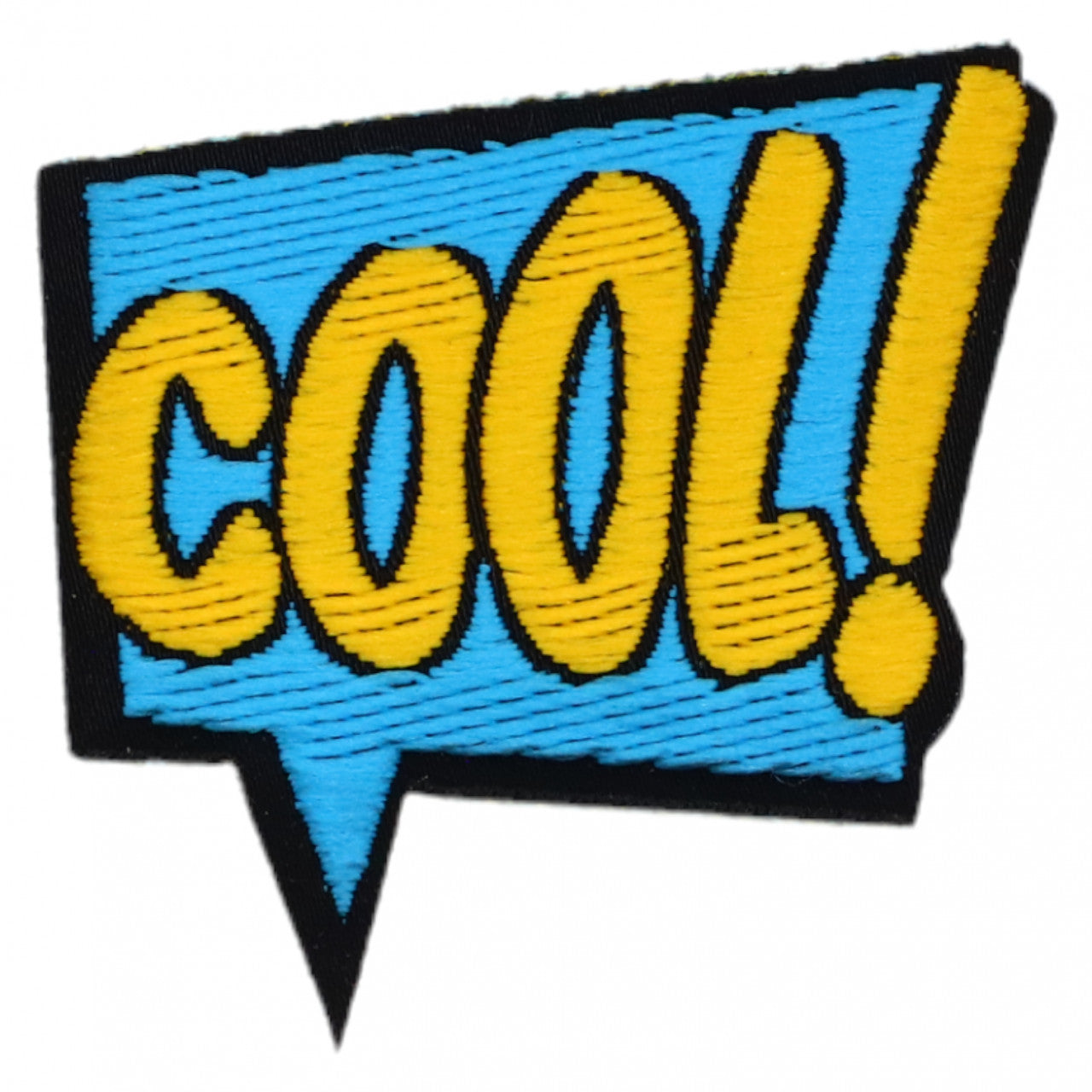 Petic textil, Patch brodat, COOL!, NO1977, 3.7 x 4 cm, Multicolor