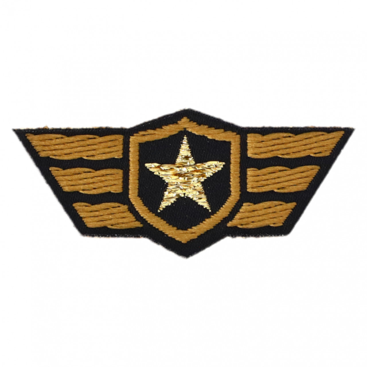 Petic textil, Patch brodat, Emblema Air Force, NO7546, 2 x 4.5 cm, Multicolor