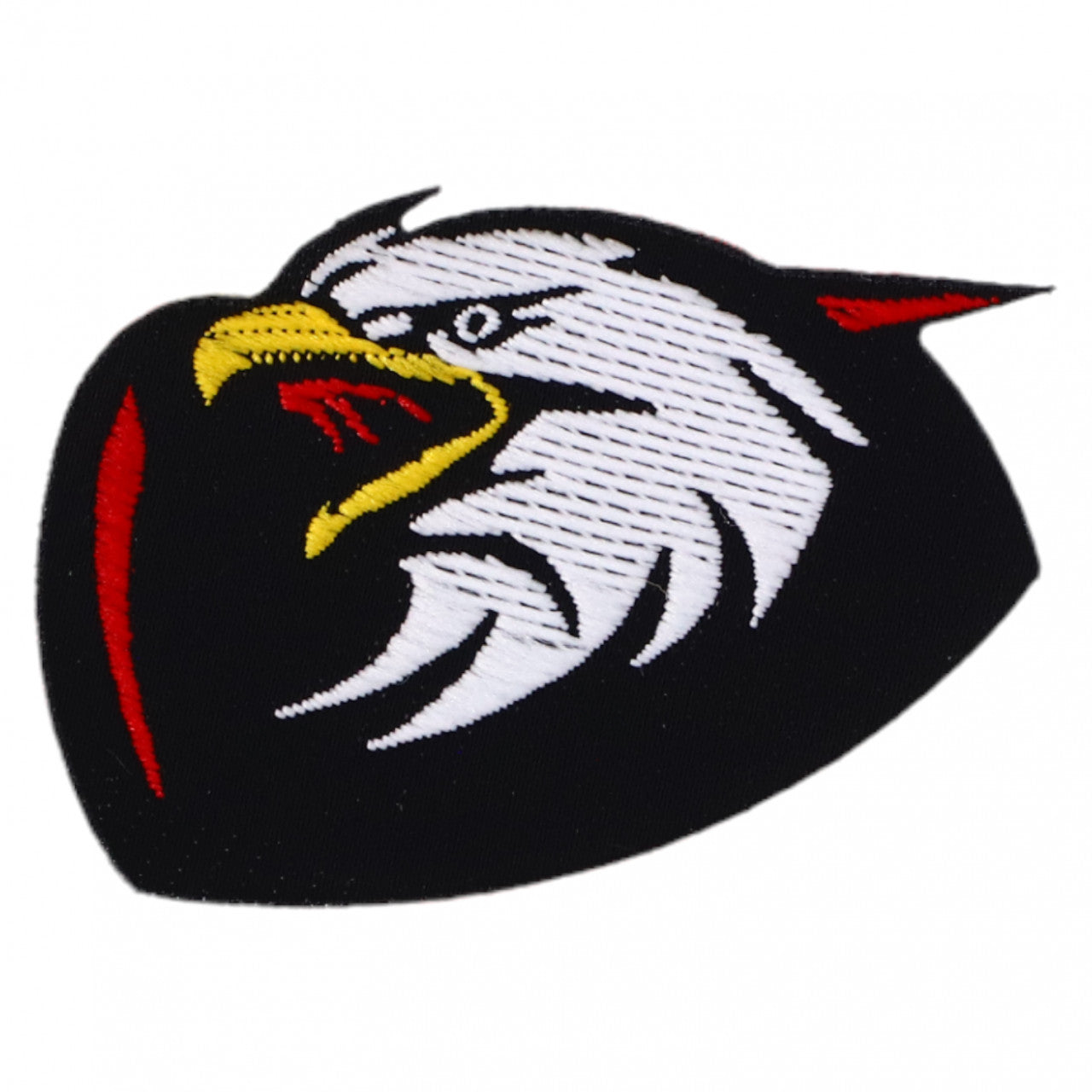 Petic textil, Patch brodat, Vultur, NO315, 3.5 x 4.7 cm, Multicolor