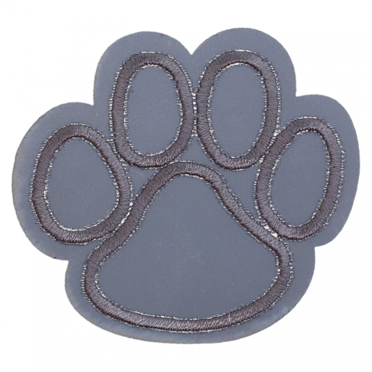 Petic textil, Patch textil brodat, Labuta, NO666, 5.5 x 6 cm, Gri