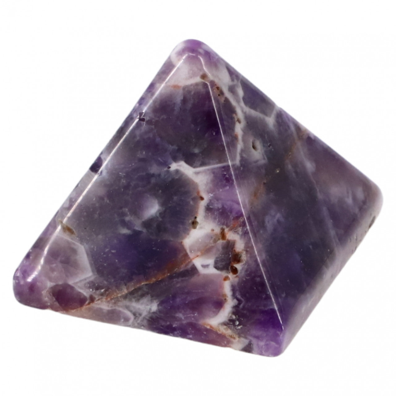 Piramida din piatra semipretioasa, NO001, 3 cm, Gri