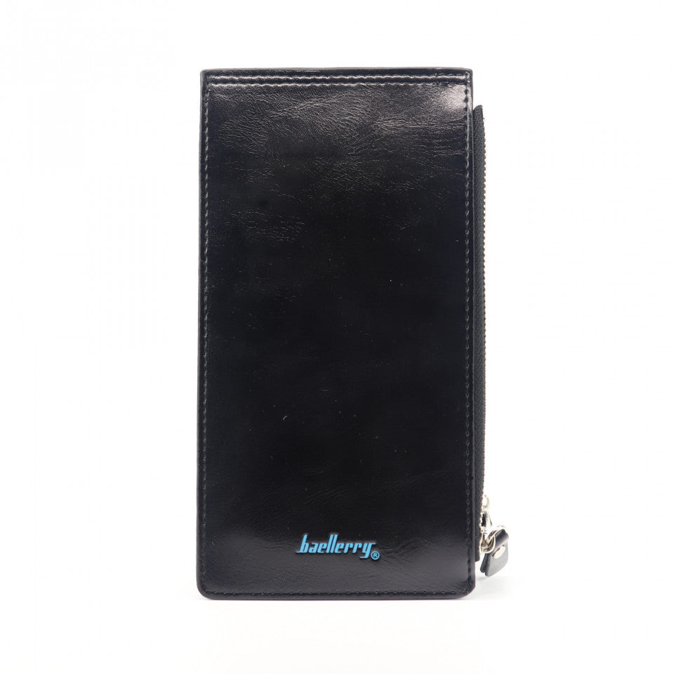Portofel Dama cu fermoar, Baellerry, Negru, Piele ecologica