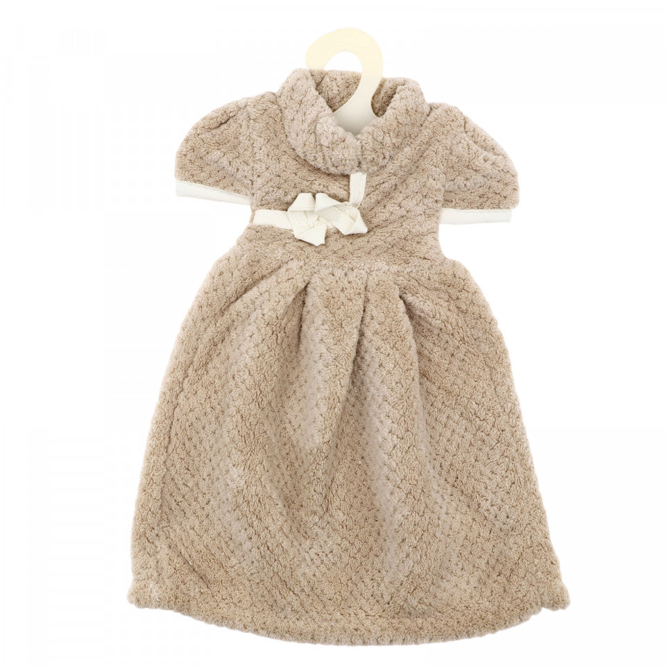 Prosop de bucatarie, model rochita, absorbant, din microfibra, 33 x 26 cm, Bej