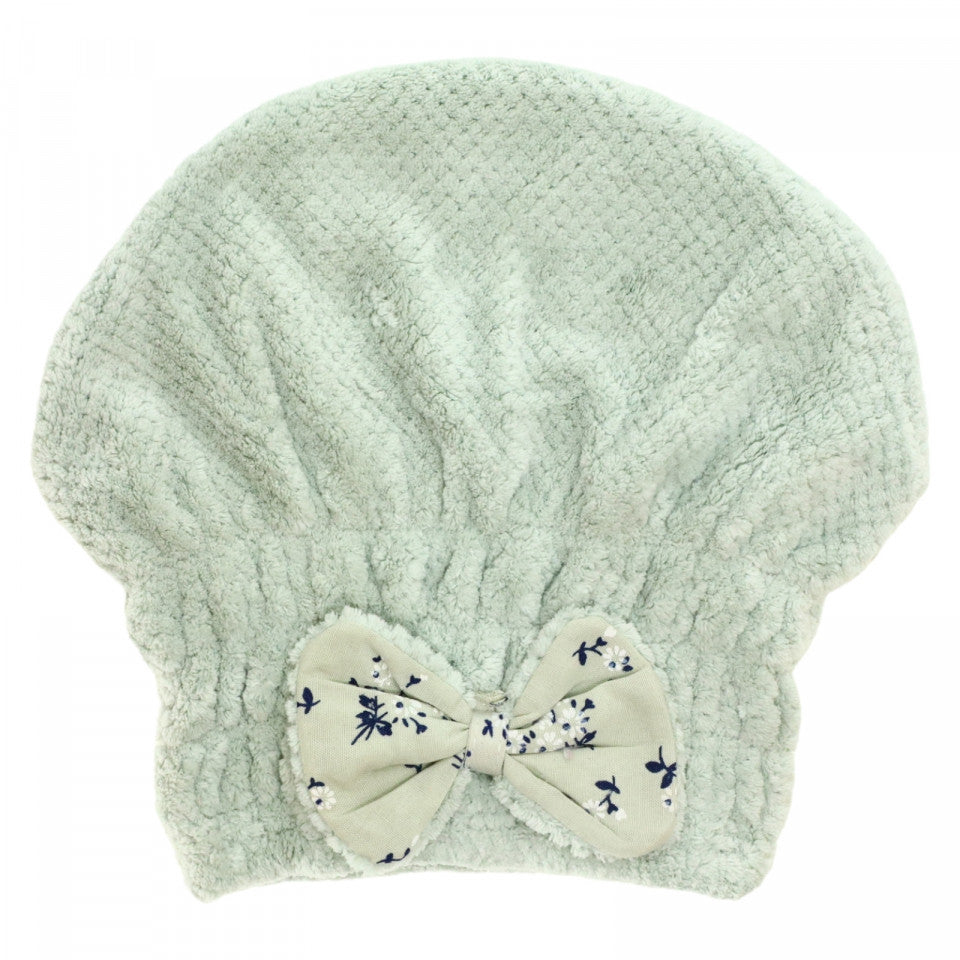 Prosop pentru uscat parul, Adulti, Tip caciulita, NO4223, 23 x 26 cm, Verde