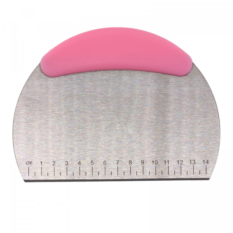 Racleta modelare tort, NO76, 14 cm, Argintiu