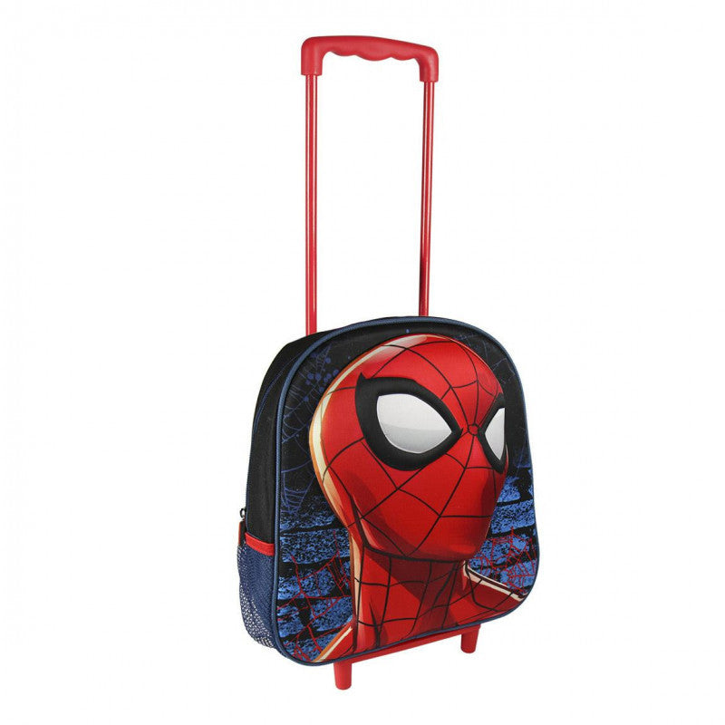 Rucsac cu roti si maner 3D, Spiderman, 34 x 27 cm