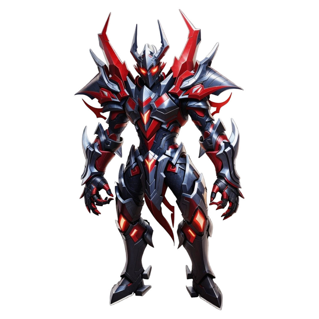 Set 12 bucati, Sticker decorativ, Aatrox metalic, Rezistent la apa, NO4337, 6 cm, Multicolor