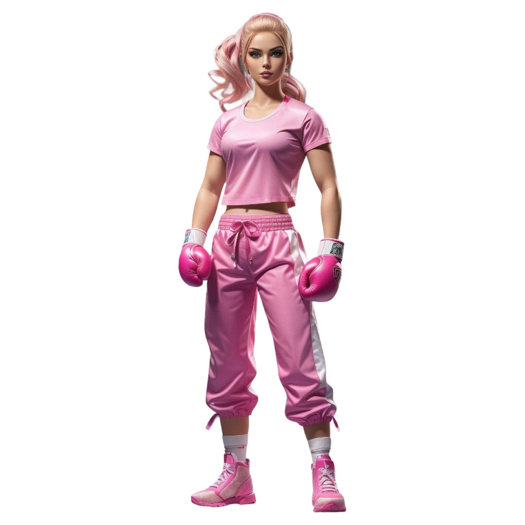 Set 12 bucati, Sticker decorativ, Barbie box, Rezistent la apa, NO3956, 6 cm, Multicolor