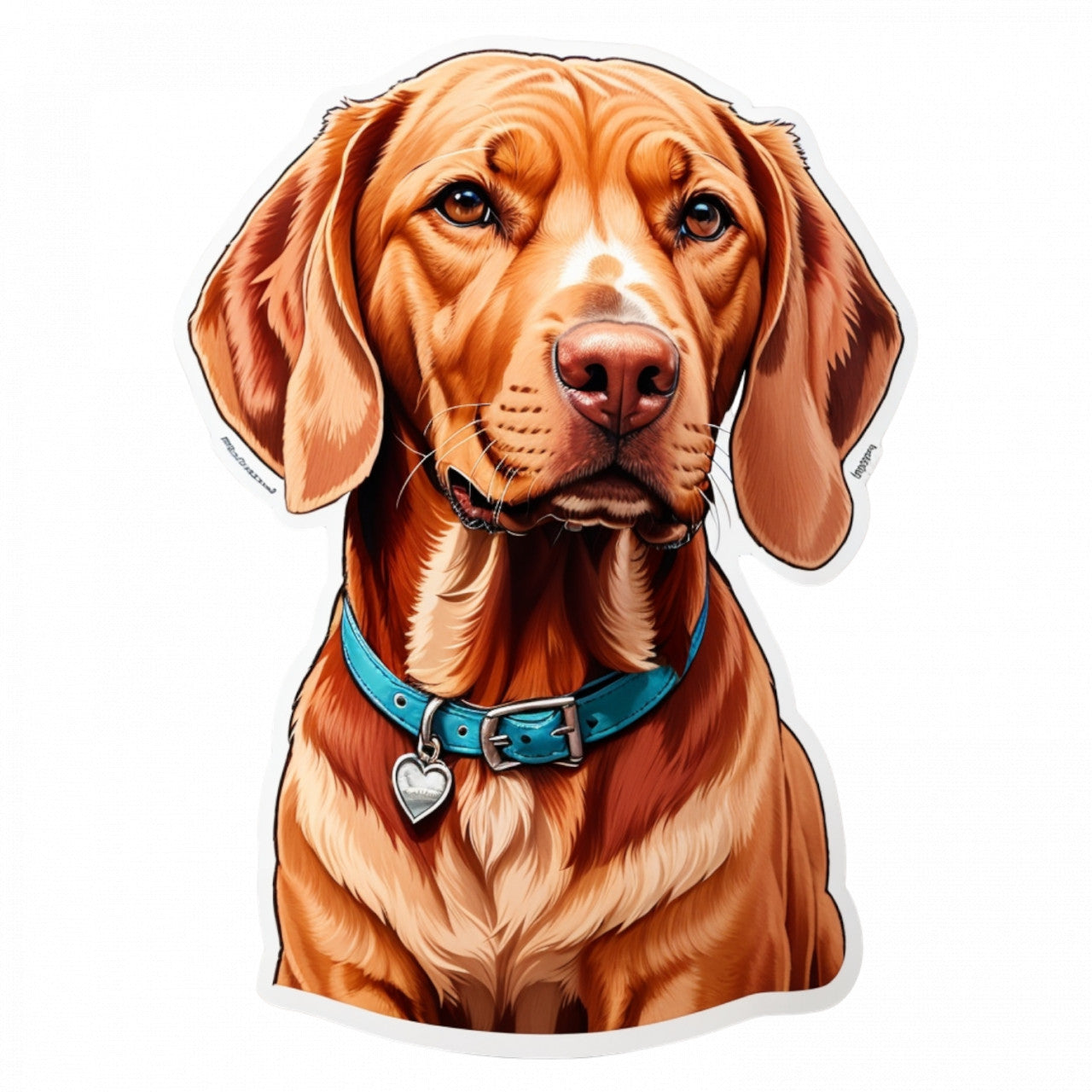 Set 12 bucati, Sticker decorativ, Caine Visla, Rezistent la apa, NO3710, 6 cm, Multicolor